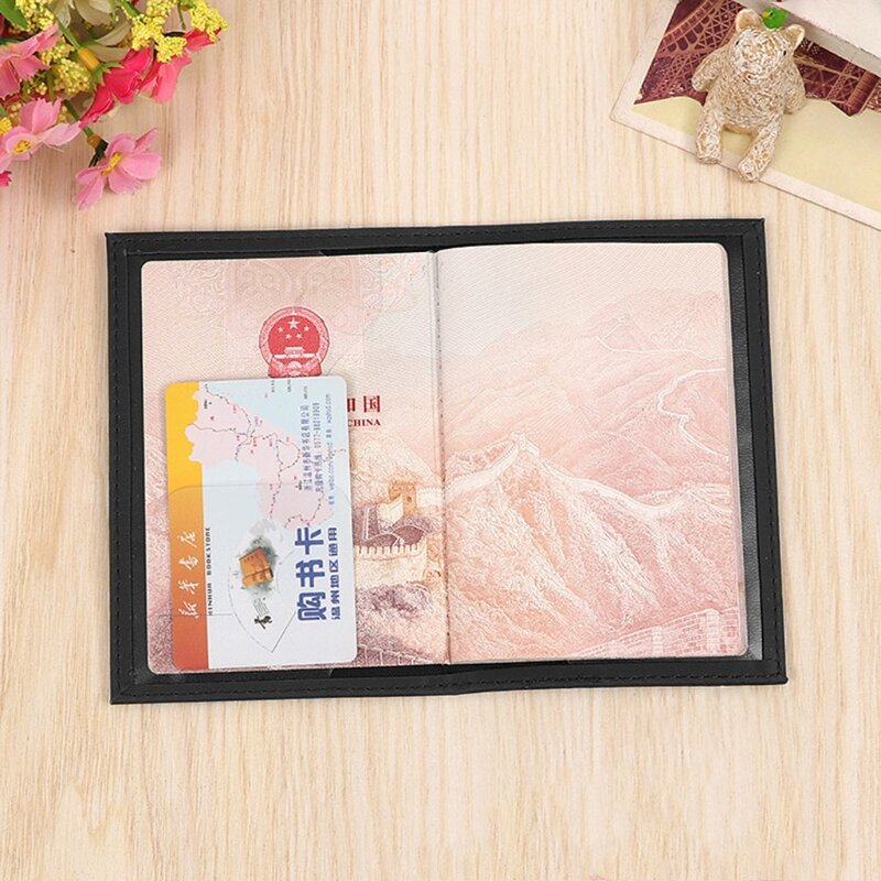 Travel Accessories Passport Wakanda Holder Cover Storage Function PU Leather Casual Busines Case ID Credit Card Organizer Wallet