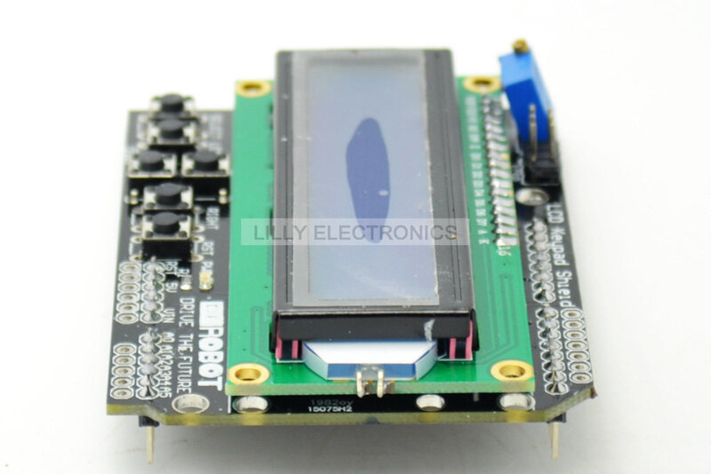 Karakter LCD1602 LCD Keypad Perisai