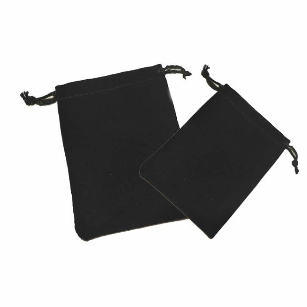 10*12cm 300pcs Black Velvet Bags For Jewelry Pouch Gift Bag Package With Drawstrings Bag Wed/necklace Diy Women Flannel Display