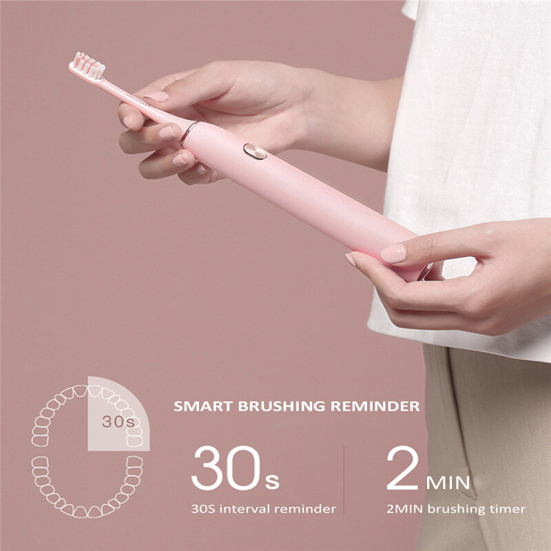 Original Xiaomi SOOCAS X3 2 piezas de reemplazo de cabezas de cepillo estándar cabeza de cepillo de dientes eléctrico
