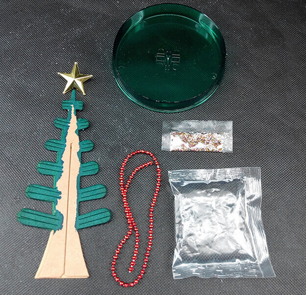 2019 11x7cm Green DIY Visual Magic Growing Paper Crystals Tree Magically Grow Funny Christmas Trees Kids Baby Toys For Children