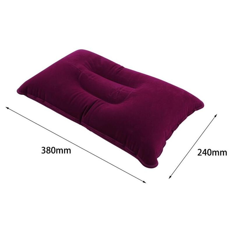 Przenośna składana poduszka do spania na zewnątrz poduszka powietrzna nadmuchiwana poduszka przerwa odpoczynek wygodne poduszki do spania akcesoria podróżne
