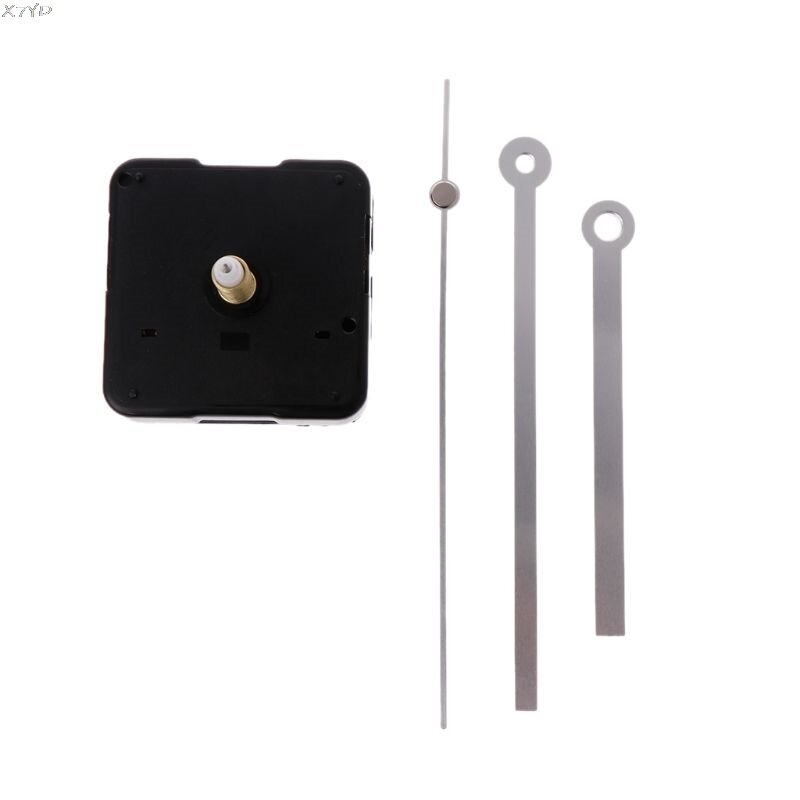 Mécanisme de mouvement d'horloge à Quartz | Mains, pièces d'outils de réparation murales, Kit silencieux, bricolage pointeur blanc 34 #