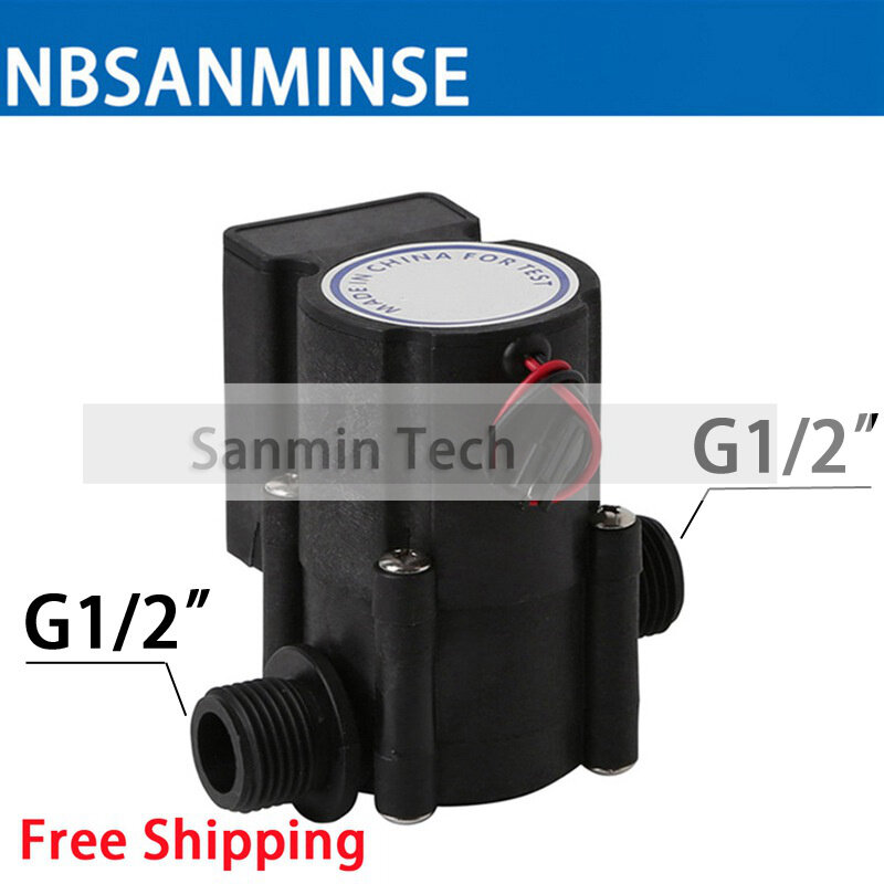 NBSANMINSE SMB668 SMB368 G1/2 inch Water flow generator PPA6 generator for water heaters, Induction clean,water dispenser
