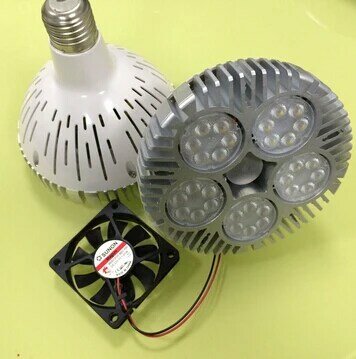 مصباح LED par30 ، 45 واط ، E27 ، أبيض بارد ودافئ ، جودة عالية ، لومن ، شحن مجاني