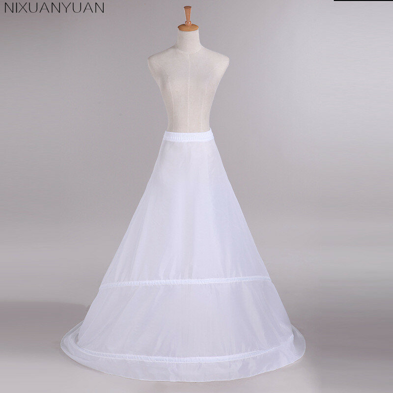 Muslimwholesale 2023 moda la sposa sottoveste per abito da sposa Sweep Train Underskirt fodera accessori