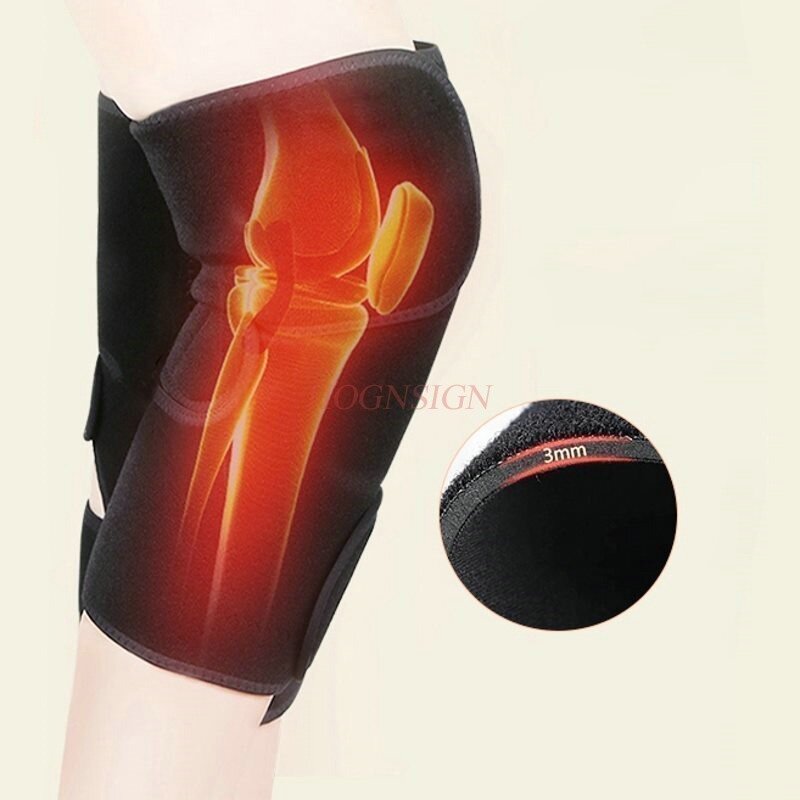 Rodillera magnética para hombres y mujeres de mediana edad, rodillera magnética para el cuidado de las piernas cálidas, frías, autocalentamiento, inflamación de las articulaciones, cuatro estaciones