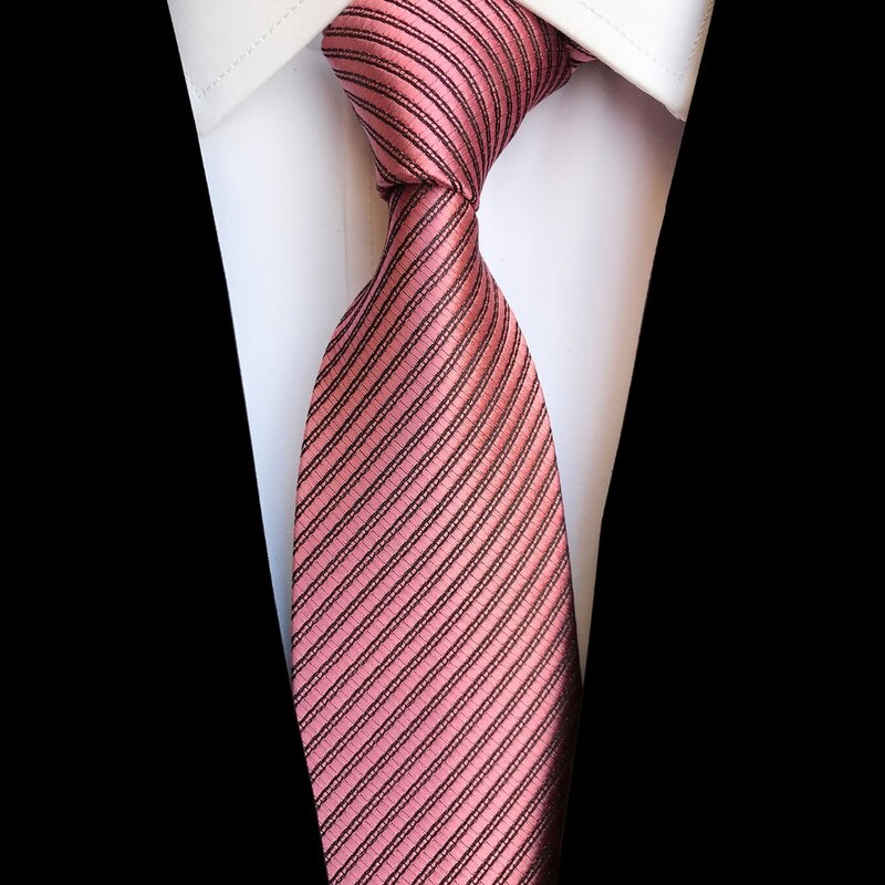 GUSLESON New Jacquard Woven Silk Tie for Men Business Gravatas Normal Plaid Necktie Suit Wedding Neck Ties Clothing Accessories