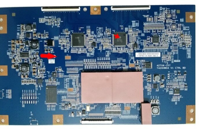 Placa lógica LCD para conectar con T-CON, placa de conexión, T420HW04 V1 42T06-C07 32 37 40 42 46 pulgadas