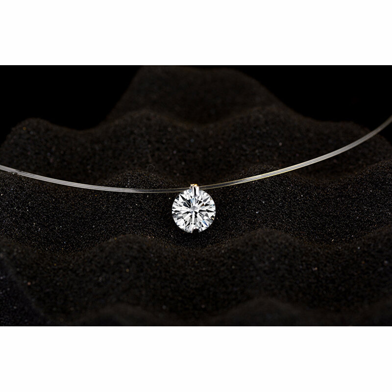 Personalidade corrente de prata curta mulher colares pingente para festa jóias claro austríaco cristal pingente colares presente