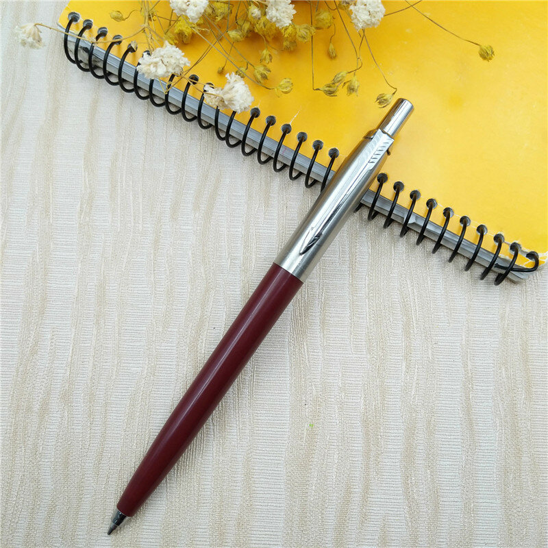 Klassieke Ontwerp Balpennen Commerciële Metalen Balpen Luxe Draagbare Roterende Automatische Bal Pen Prachtige Schrijven Tool