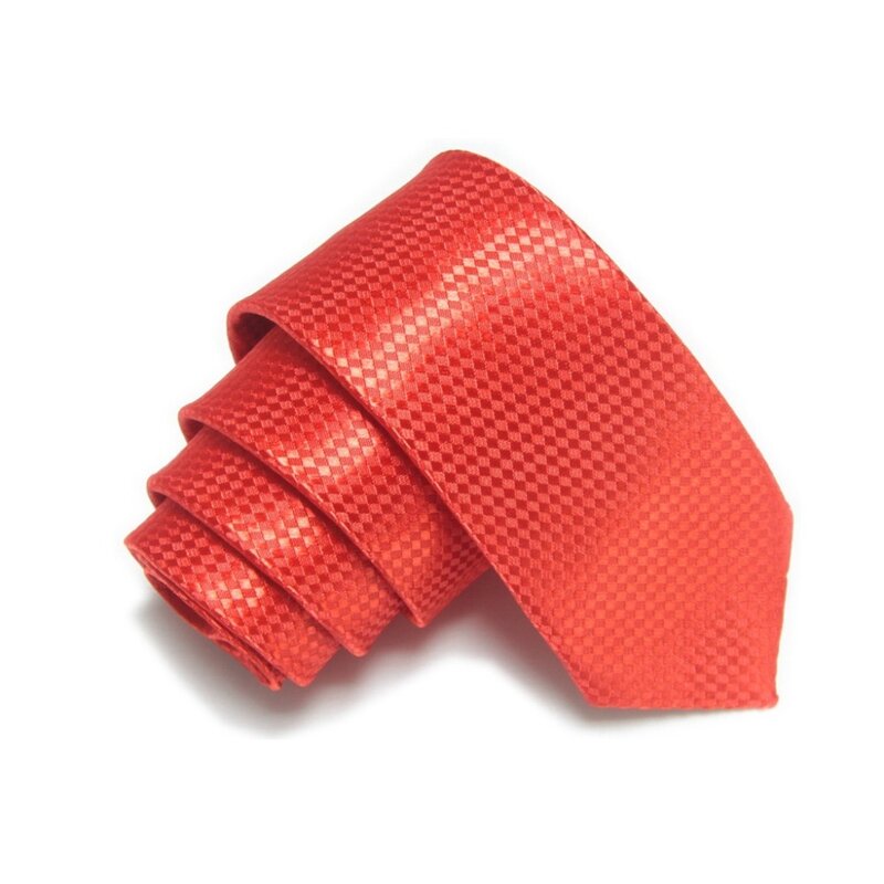 2019 Slim Ties Skinny Tie Men's necktie plaid Solid Polyester 19colors high quality