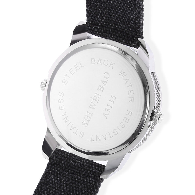 Fajny projekt męskie zegarki Casual zegarek kwarcowy dla mężczyzn podwójny czas strefy wojskowy zegarek sportowy Relogio Masculino Canvas Band