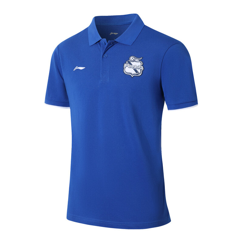 Li-Ning Männer Puebla Club Polo Hemd Regular Fit Atmungsaktive Komfort Futter li ning Sport T-shirts Tees Tops APLM133 MTP500