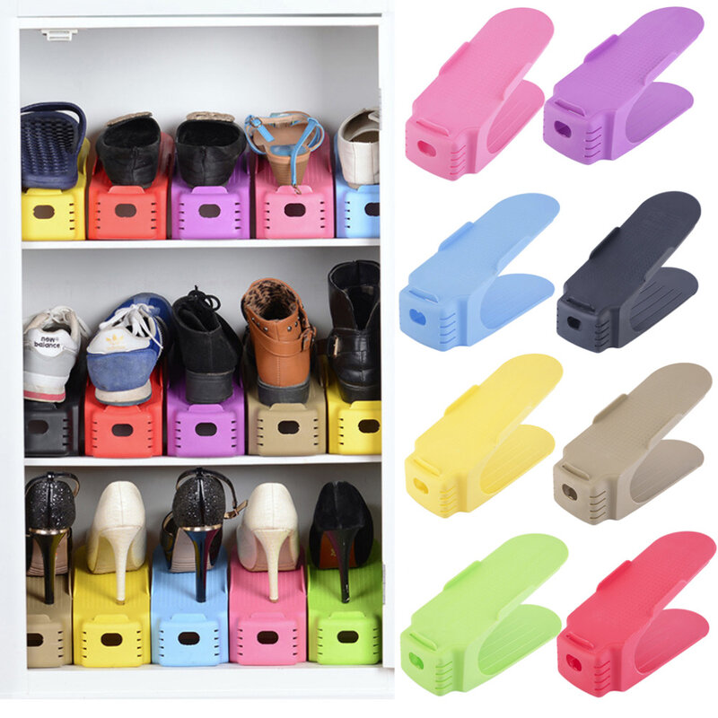 Morden Home Use Shoe Rack Double Cleaning Shoes Storage Rack Living Room Convenient Shoebox Shoes Organizer Stand Shelf Zapatero