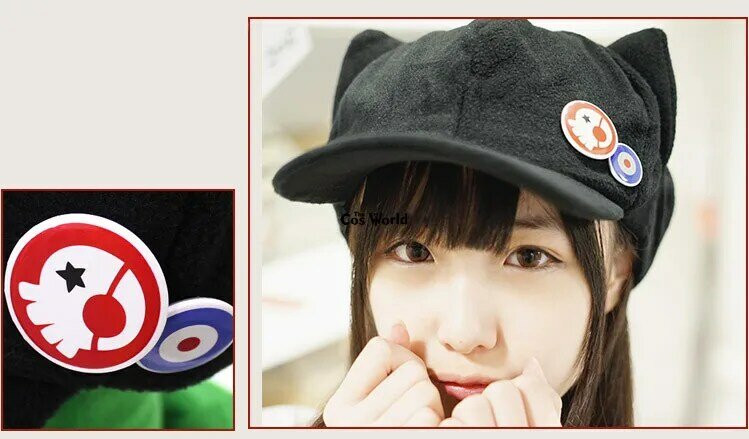 EVA 시키나미 아스카 랑그레 고양이 귀 폴라 플리스 모자, 피크 야구 모자, 애니메이션 코스프레 액세서리