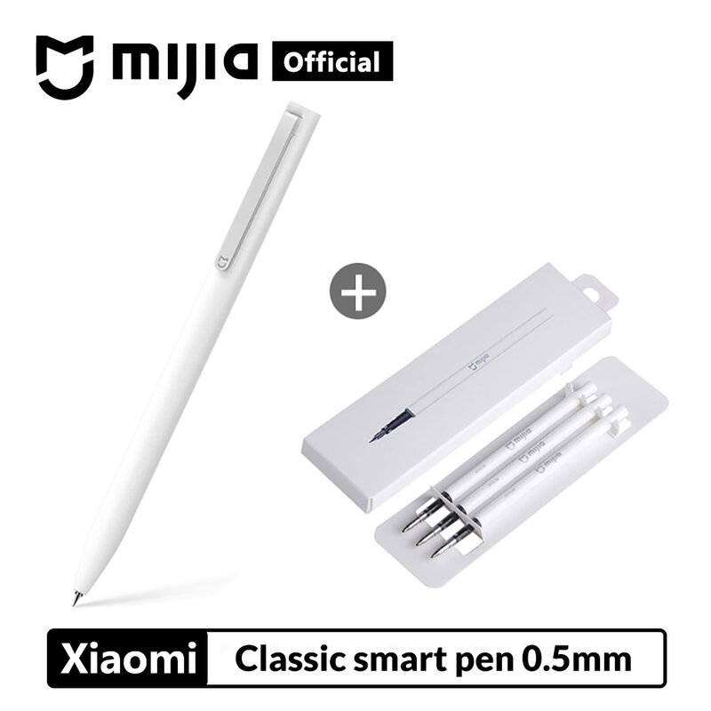 Xiaomi bolígrafos 9,5mm pluma de firma hijo hija Regalo de Cumpleaños Suiza recarga PREMEC suave estudiante papelería oficina bolígrafos escritura