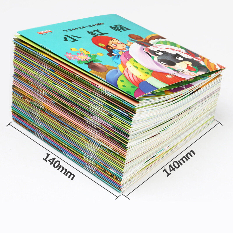 สุ่ม20PCS จีนและภาษาอังกฤษ Picture หนังสืออนุบาล Early Education ตรัสรู้เด็กก่อนนอน Fairy TaleReading Book