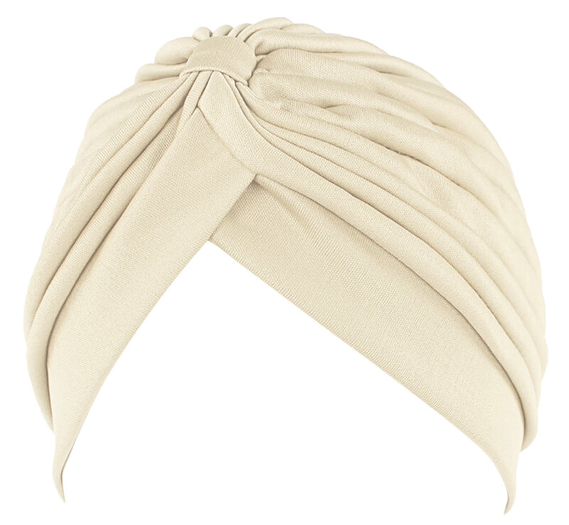 Neue Mode Frauen Stretch Modal Baumwolle Turban Dome Kappe Headwear für Chemo Twist Hijab Kopf Schals Damen Bonnet Cap Turbante