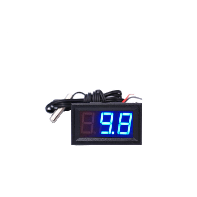 Neue kommen-50 ~ ° LED Temperatur meter Detektor Sensor Sonde 12 V Digitale Thermometer Monitor tester 15% OFF