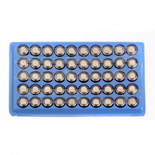 Newest Hot Sale 50Pcs 357A A76 303 LR44 SR44SW SP76 L1154 RW82 RW42 AG13 Alkaline Cell Button Battery Long Lasting