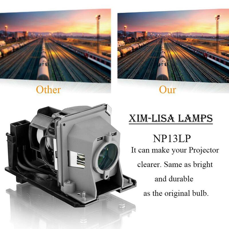 Lámpara de proyector de repuesto, alta calidad, NP18LP, NP13LP, NEC, NP110, NP110G, NP115, NP115G, NP210, NP210G, NP215, NP216, V230X, V260X
