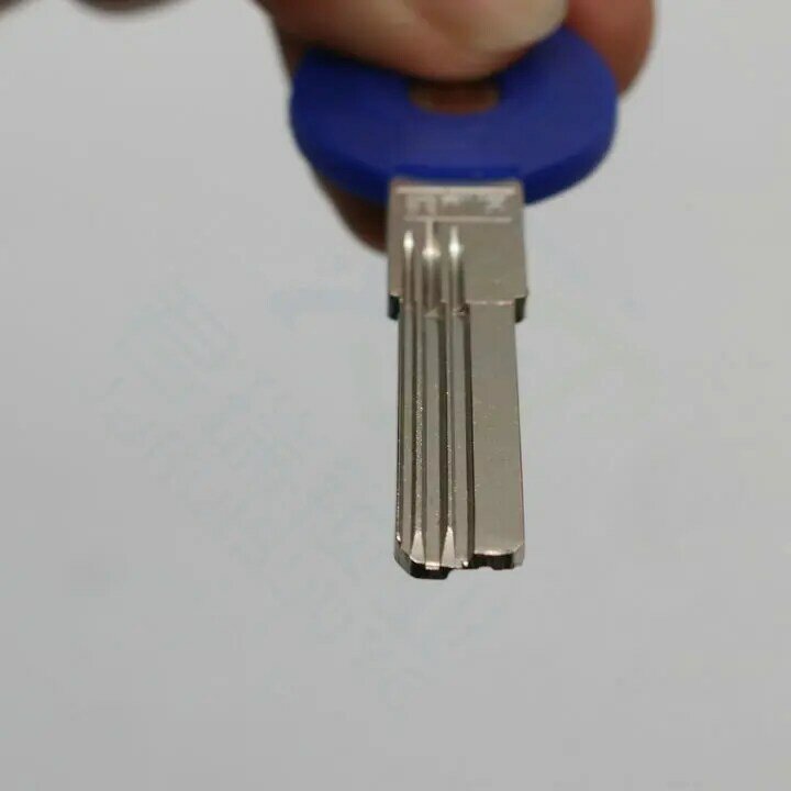 Jf090 chave embrião com três espaços para moagem interna em branco (10 unidades) frete grátis