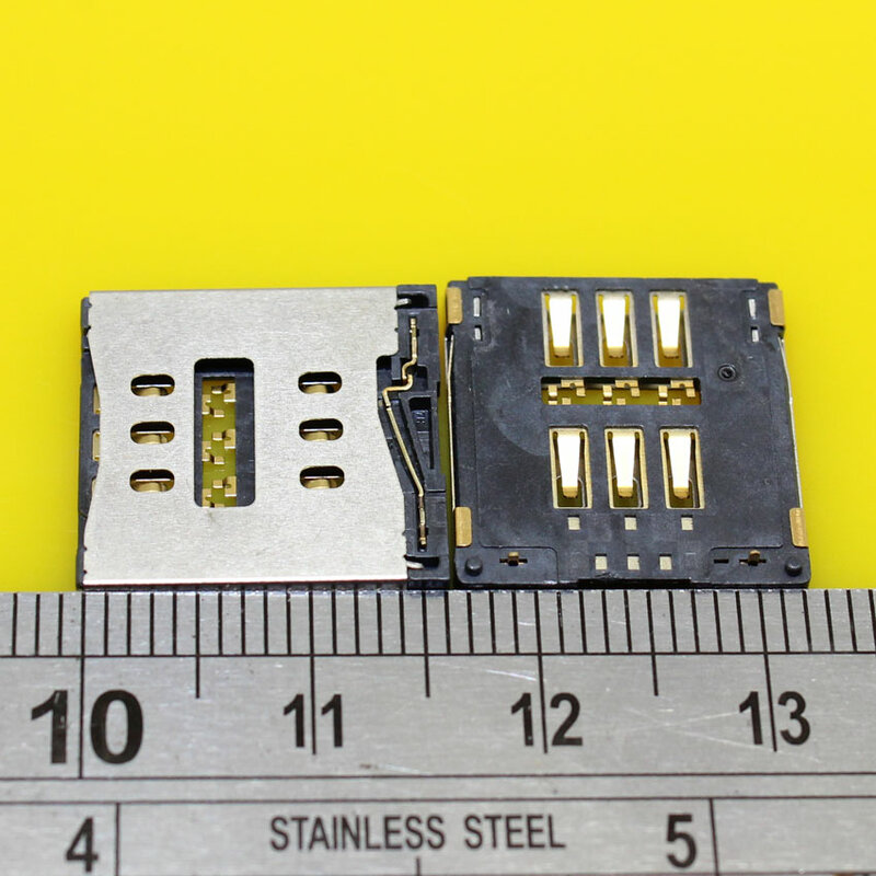 Cltgxdd KA-046 Micro SIM Kartenleser Slot Sockel Stecker Halter Ersatz für iPhone 5S 5C