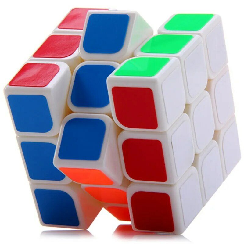 Cubo de rompecabezas de tres capas para niños, cubo mágico profesional de colores blancos y negros, 3x3x3, envío gratis