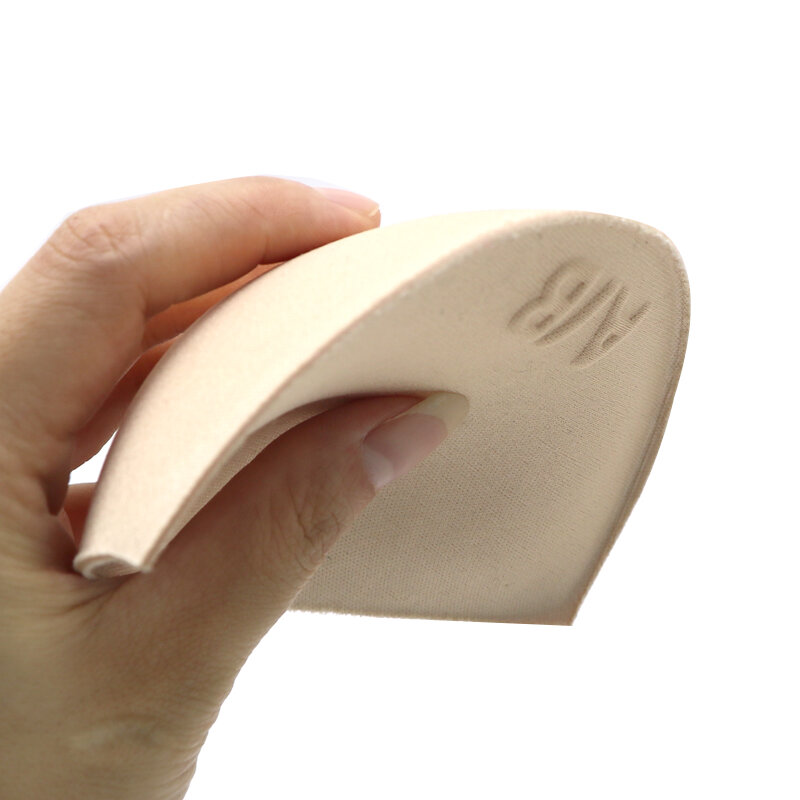 2 Pcs 1pair Thick Sponge Bra Pads Push Up Breast Enhancer Removeable Bra Padding Inserts Cups for Swimsuit Bikini Padding
