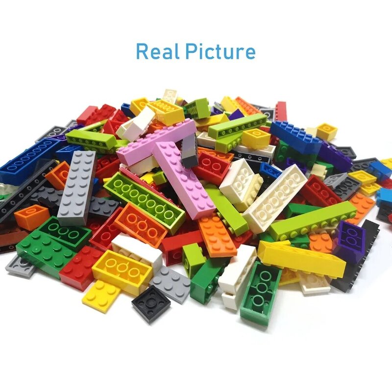 DIY 빌딩 블록 두꺼운 피규어 벽돌 1x6 도트, 교육용 크리에이티브 크기, 3009 플라스틱 장난감 호환, 40 개