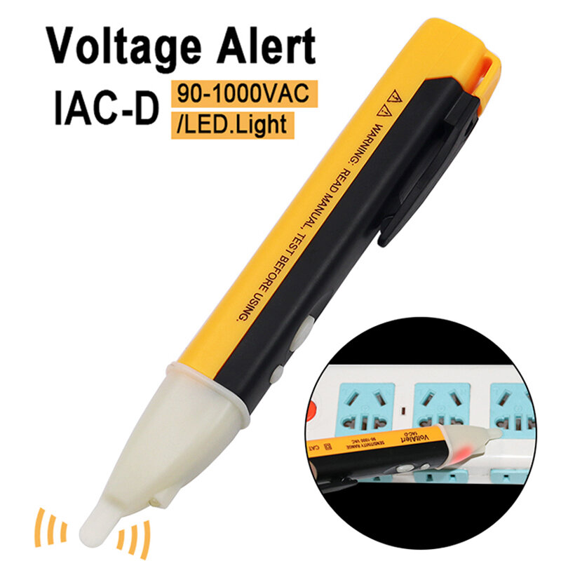 Electric Indicator 12-1000V Socket Wall AC Power Outlet Voltage Detector Sensor Tester Pen