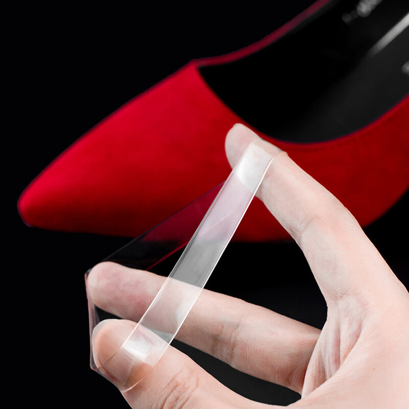 Cordones transparentes de silicona elástica para zapatos de tacón alto, correas invisibles, accesorios para zapatos, 11cm