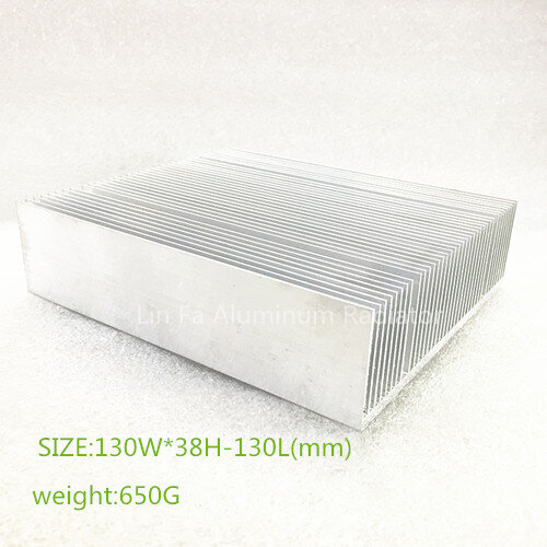 Dissipador de calor de alumínio/led, 2 peças, dissipador de calor/pias de calor/130*38-130mm/quilhas multifuncionais