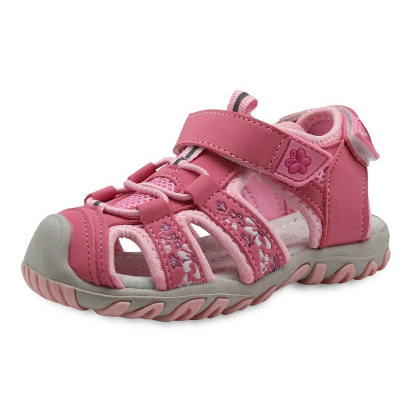 Apakowa New Girls Sport Beach Sandals Cutout Summer Kids Shoes Toddler Sandals Closed Toe Girls Sandals Children Shoes EU 21-32