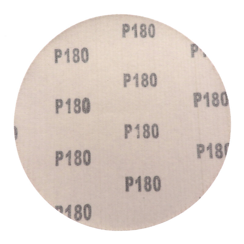 Discos de lijado de papel de lija rojo de óxido de aluminio, gancho y bucle de 120 a 320 granos, 10 piezas, 7 pulgadas, 180mm