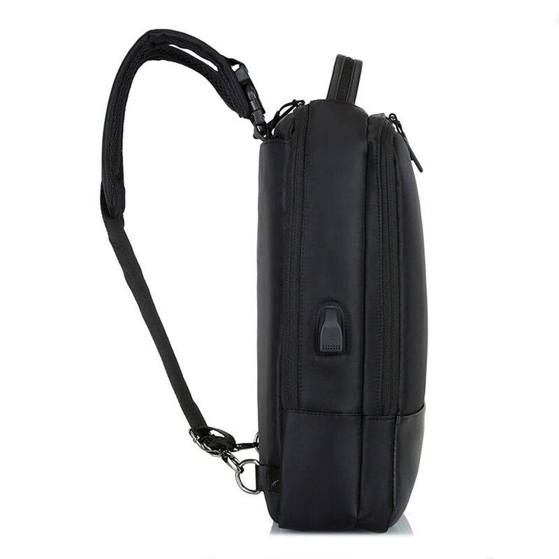 Business Backpack Men Laptop Backpacks 15.6 Inch Waterproof Male Women Bags USB Charging Back Pack Notebook Black Travel Bagpack