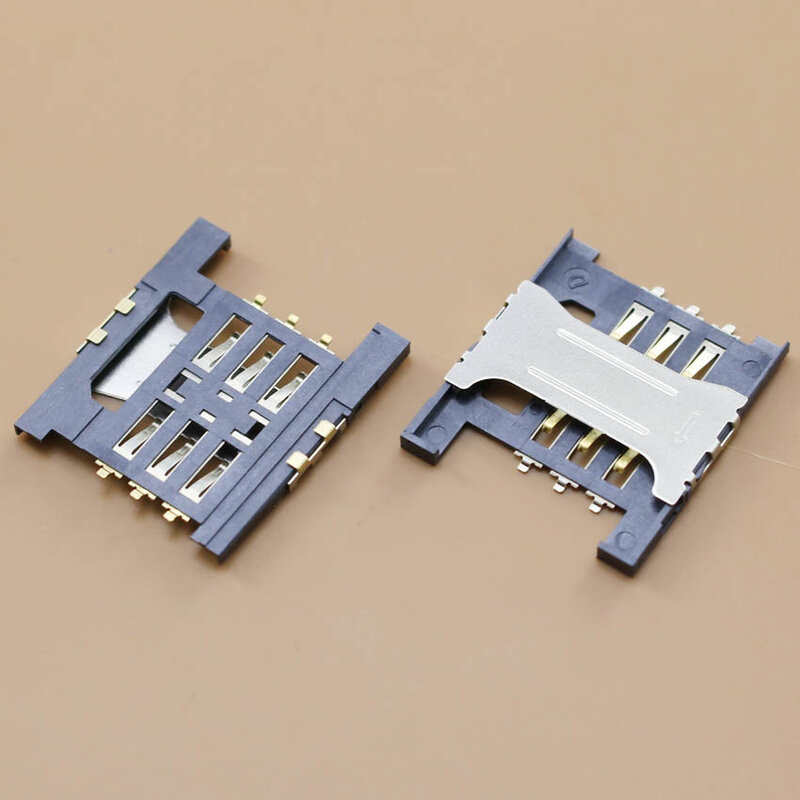 YuXi Harga Terbaik, 1 pcs/lot sim card socket pemegang konektor untuk Lenovo A788t A568t K860I A3000-H A5000 tray slot.