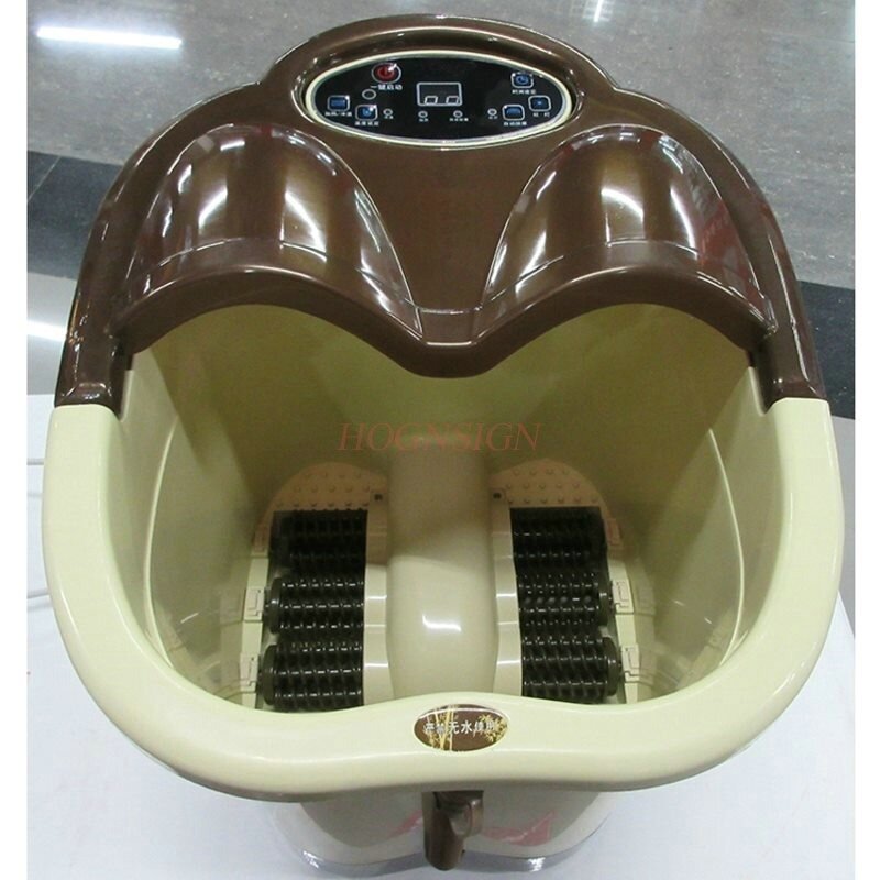 電子 massageador 自動フットバスマッサージ流域自動マッサージ超深度バレル足底洗浄暖房電気ホット販売