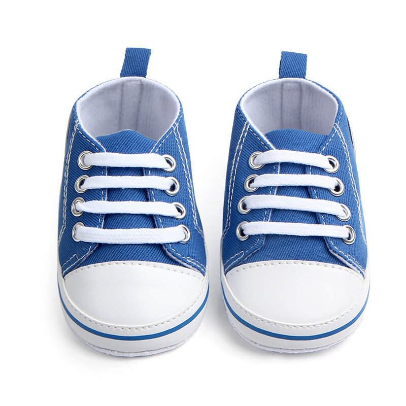 Dziewczynek chłopców brezentowych butów wiosna jesień śliczne noworodka kołyska dla małego dziecka trampki miękkie podeszwy podłogowe buciki TS111