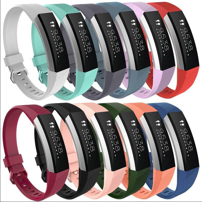 Luxury Silicone Classic Wrist Band Watch Strap For Fitbit Alta HR Heart Rate Fitness Watchbands Bracelet High Quality
