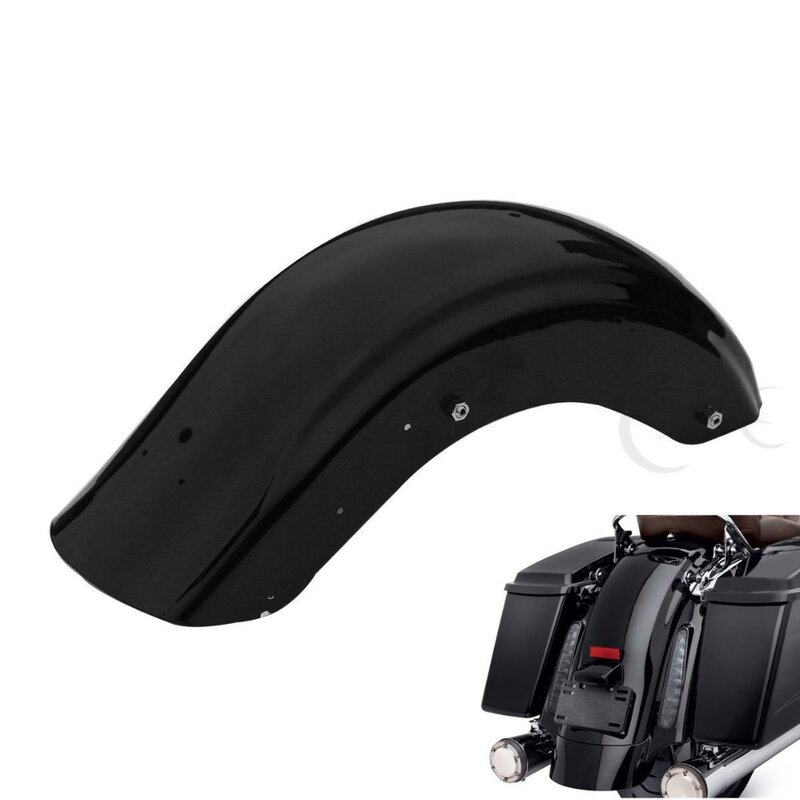 Motorcycle Rear Fender For Harley CVO Style Touring Electra Road King Electra Street Glide FLHT FLHR 2009-UP 2 Style