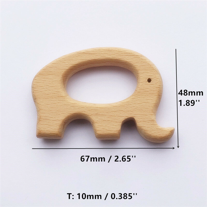 Chengkai anel de mordedor de madeira, 10 peças, diy, orgânico, ecológico, natureza, para bebês, agarrar, brinquedos de madeira, acessórios
