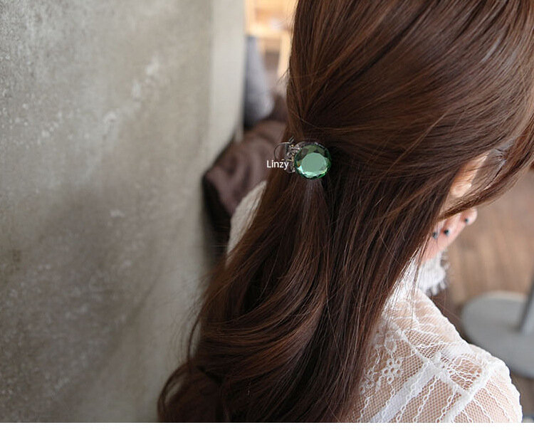 1PC Women Retro Vintage Crystal Rhinestone Mini Crown Hairpins Hair Claws Hair Clips Barrettes Hair Accessories