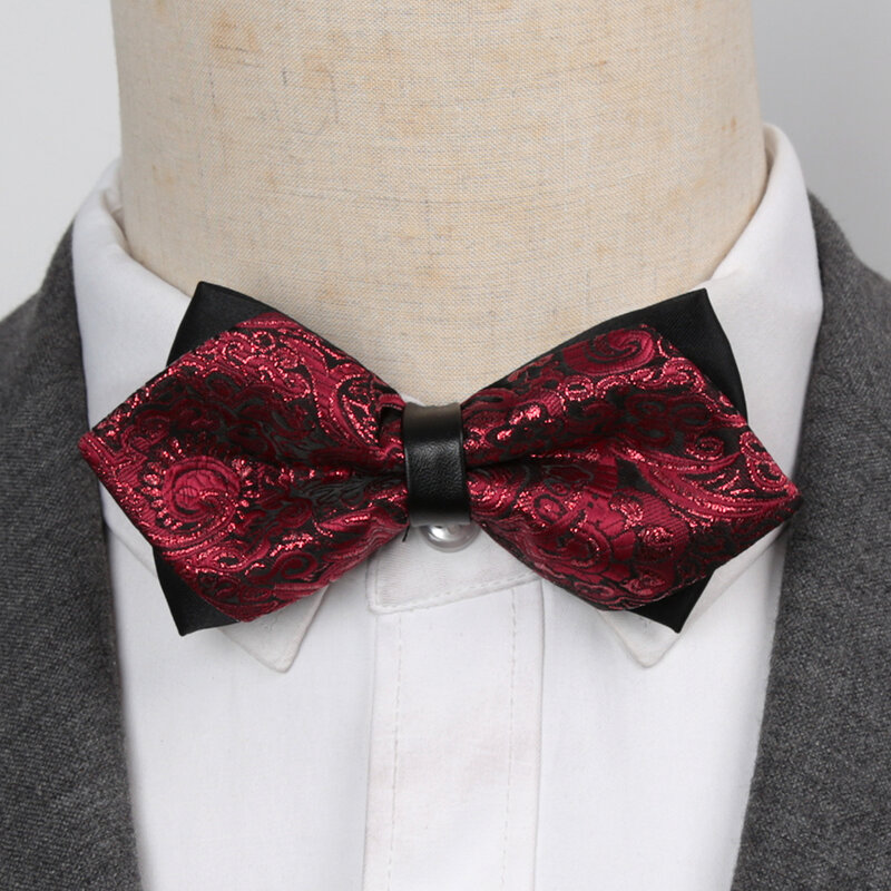 Pajarita de calidad para hombre, corbata de mariposa para camisa, accesorios para regalos de negocios, moda Formal de lujo para boda