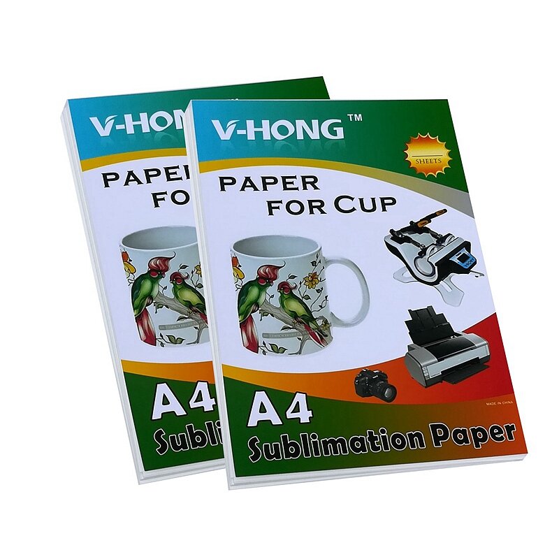 V-HONG brand A3 A4 size sublimation mugs heating technology ceramic lithography glass crystal mouse pad  heat transfer pape