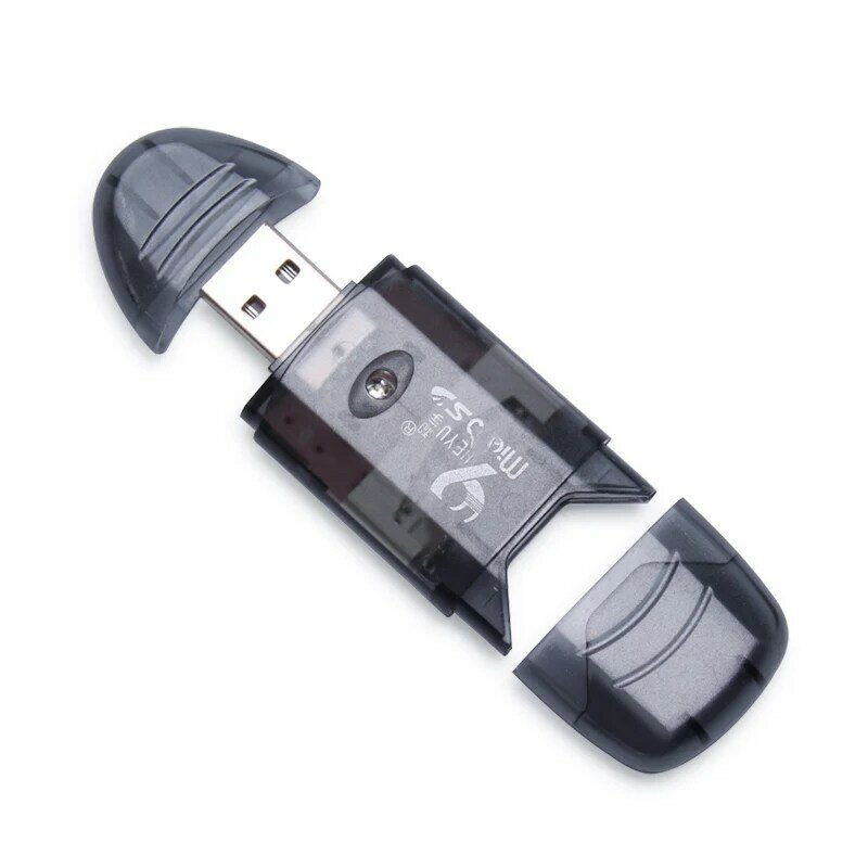 SR Mini แบบพกพาตกแต่ง USB 2.0 Thumb High Speed Memory Card Reader สำหรับ Micro SD T-Flash Card Reader สำหรับโทรศัพท์มือถือโทรศัพท์