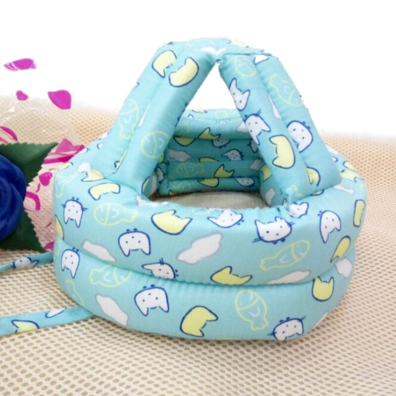 Baby Peuter Cap Anti-Collision Beschermende Hoed Baby Veiligheid Helm Zachte Comfortabele Hoofd Veiligheid & Bescherming Verstelbare