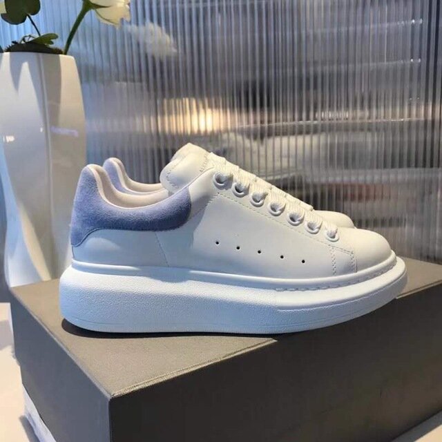 Zapatos de mujer 2019 de lujo de marca famosa para mujer zapatos transpirables de color blanco sexy casual zapatos de piel natural de oveja siz grande