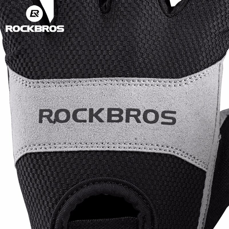 ROCKBROS Cycling Gloves Winter Half Finger Bike Gloves Breathable Mountain Road Bicycle Men Sport Gloves Mountain Bike Gloves
